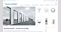 Desktop Screenshot of etsalexandre.com